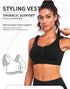 Zip Front Closure Everyday Bra for Women Post Surgery with Adjustable Straps Wirefree