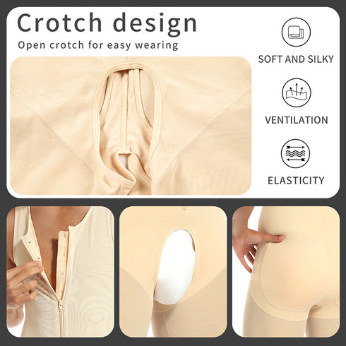 Men's Butt Booster Tummy Control Sleeveless Full Body Shaper Shapewear
