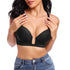 Women's Deep Plunge Bra Convertible Push up Low Cut Seamless Wireless Bra