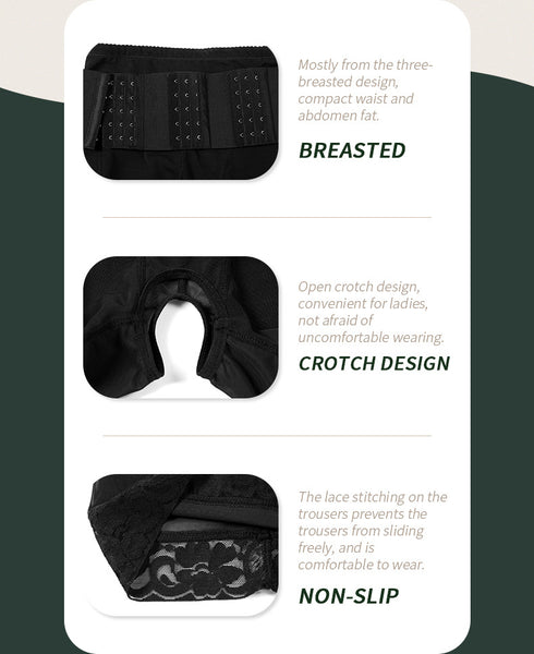 Shapewear for Women Hip Enhancer Booty Breathable Panties Double Compression Bodysuit Butt Lifter