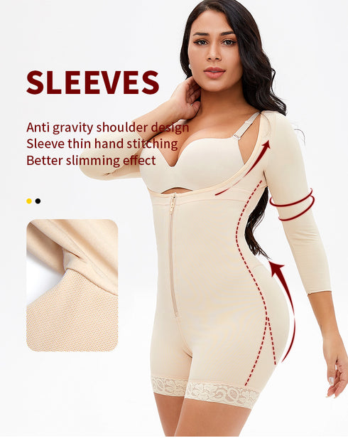 Fajas Colombianas Shapewear for Women Postpartum Body Shaper Butt Lifter Bodysuit