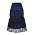 Classical Steampunk Gothic Lace Skirt For Corset