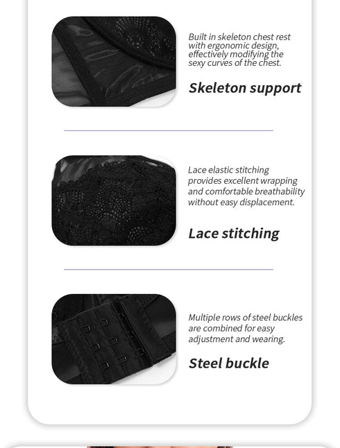Women's Lace Push Up Bra Everyday Bras Adjustable Straps Comfort Bralettes