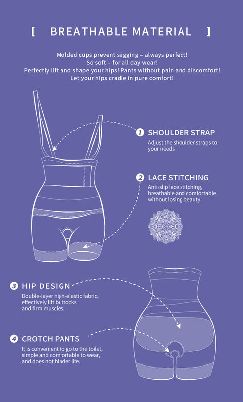 Adjustable Buckle Straps Crotch Waist Crotch Rich Sponge Abdomen Body Shaping Body Sculpting Pants