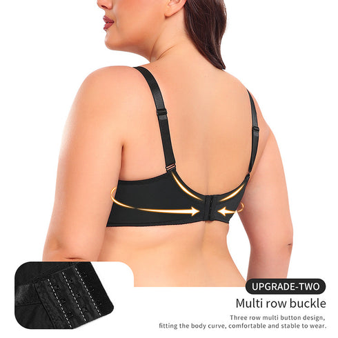 Women's Sexy Lace Bra Non Padded Underwire Bra Full Coverage Plus Size Lace Bralette