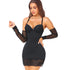 Plus Size Sexy Bodycon Mini Dress for Women Open Back Lace Trim Mini Dress Clubwear