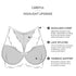 Sexy Lace Underwire Bras for Women Plus Size V Neck Push Up Support Tshirt Bras