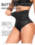High Waist Shapewear Panties Lace Briefs with Butt Lifting Sculpting Comfort Underwear