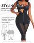 Women's Bodysuit Butt Lifter Shapewear Tummy Control Body Shaper Leotards Jumpsuit Zipper