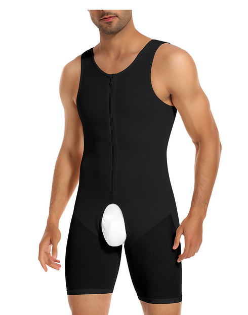 Men's Butt Booster Tummy Control Sleeveless Full Body Shaper Shapewear