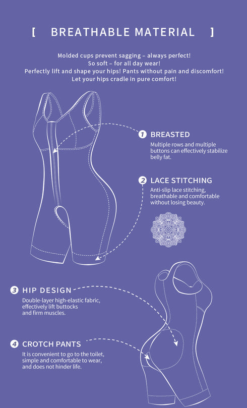 Faja Reductora Full Body Shaper Shapewear Snatched Bodysuit Butt Lifter Girdles