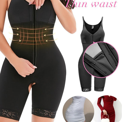Fajas Colombianas Shapewear for Women Postpartum Tummy Control Body Shaper Butt Lifter Bodysuit