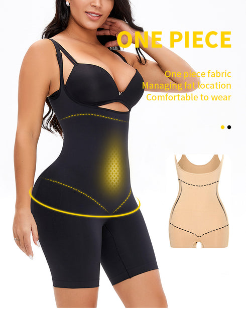 Open Bust Shapewear Bodysuits for Women Seamless Compression Body Shaper