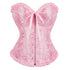 Women's Corset Bustier Top Sexy Lingerie Sets Black Red Overbust