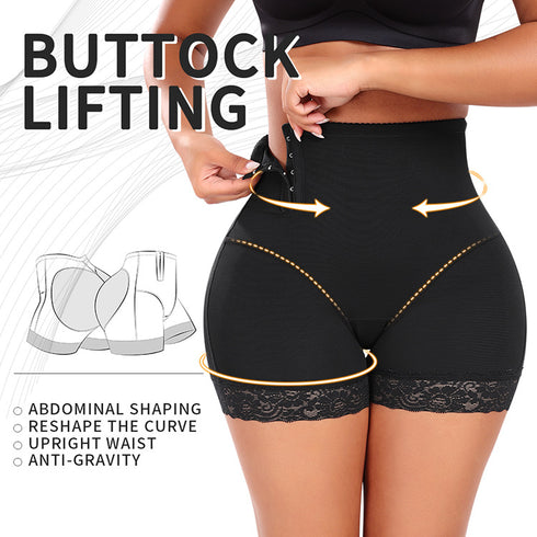 Women Butt Lifter Panties Padded Shapewear Hip Enhancer Pads Shorts Tummy Control Boyshorts