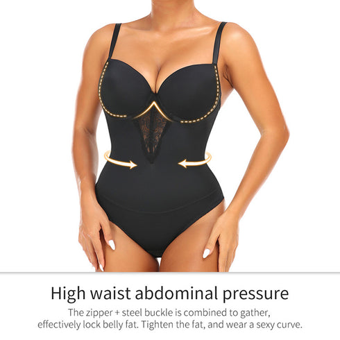 Shapewear for Women Tummy Control Thong Body Shaper Sculpting Snatched Waist Body Suit