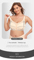 Women's Full Back Bras for Senior Lady with Scoliosis Comfortable Front Hook Posture Bra
