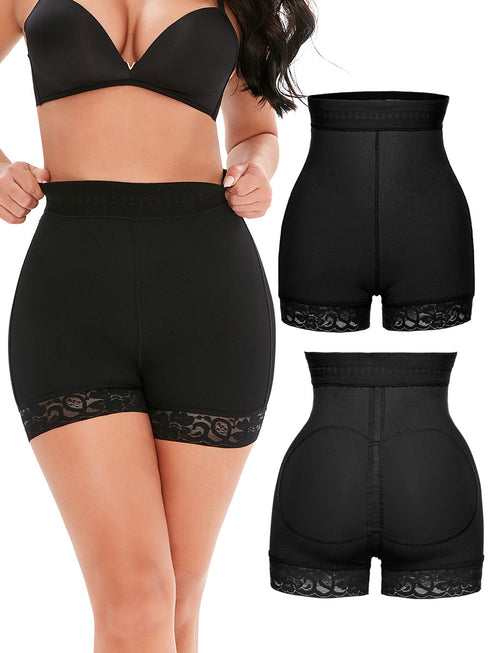 Women Butt Pads Shapewear Shorts Booty Padding Lace Panties Butt Lifter Hip Enhancer