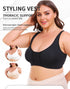Bras for Women Plus Size Bras Full Coverage Wireless Bra Front Closure Bra