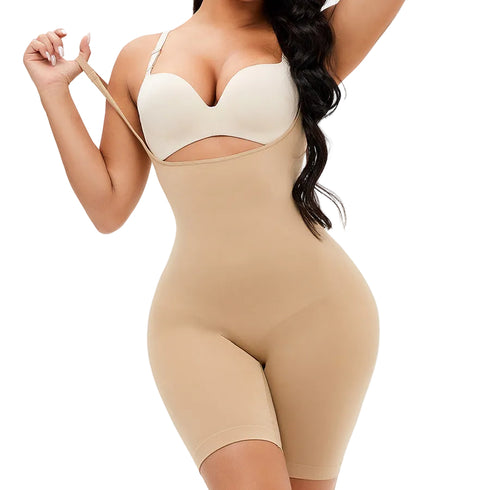 Open Bust Shapewear Bodysuits for Women Seamless Compression Body Shaper