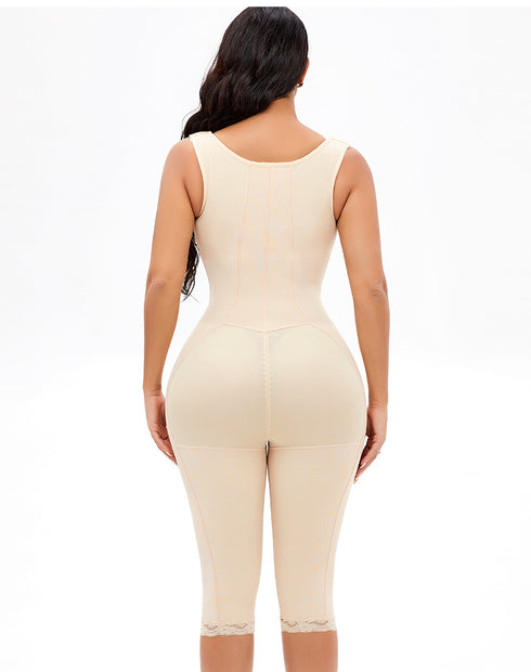 Women's Bodysuit Butt Lifter Shapewear Tummy Control Body Shaper Leotards Jumpsuit Zipper