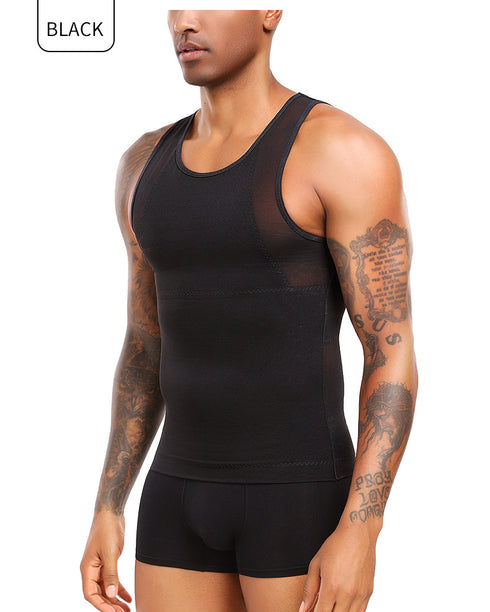 Original Men's Chest Compression Shirt to Hide Gynecomastia Moobs Shapewear