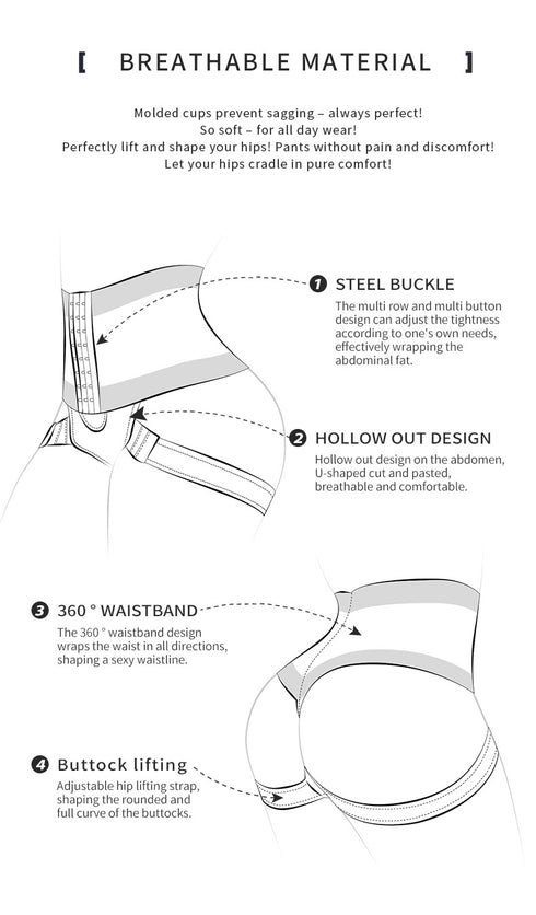 Women's Butt Lifter Shapewear Butt Lifting Booty Lifter Butt Shaper