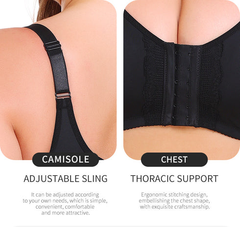 Bras for Women Plus Size Bras Full Coverage Wireless Bra Front Closure Bra