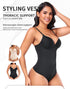 Shapewear Bodysuits for Women Thong Body Suit Deep V Neck Top Body Shaper