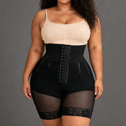High Waisted Body Shaper Shorts for Women Thigh Slimmer Hip Lift Compression Shapewear