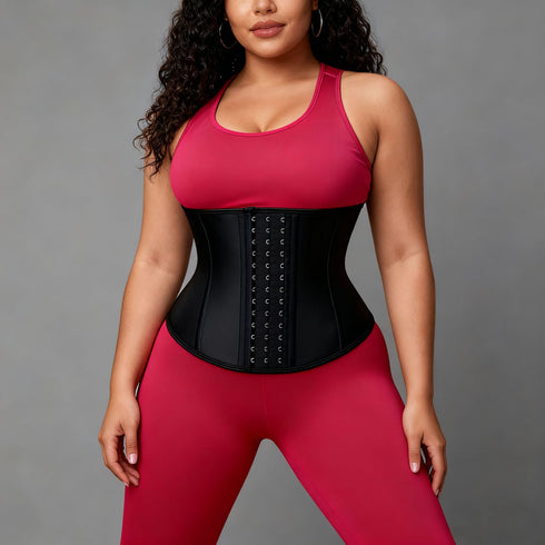 Womens Waist Trainer Tummy Control Latex Slim Body Shaper Belly Band Wrap