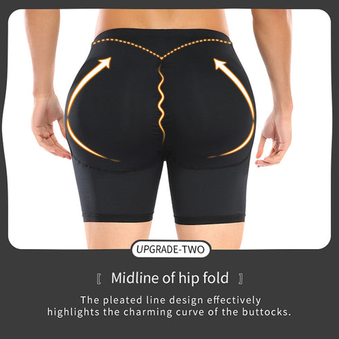 Men Compression Butt Lifter Enlarge Boxer Briefs Underwear Removable Pad Butt Enhancing