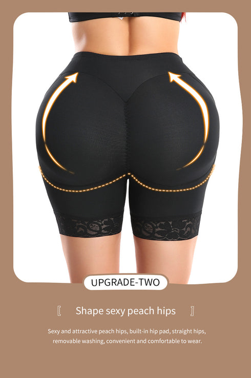 Women Bigger Butt Lifter Padded Lace Shapewear Panties Fake Buttock Underwear