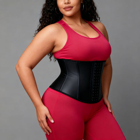 Womens Waist Trainer Tummy Control Latex Slim Body Shaper Belly Band Wrap