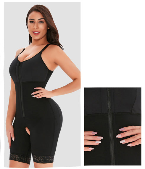 Fajas Colombianas Shapewear for Women Postpartum Tummy Control Body Shaper Butt Lifter Bodysuit