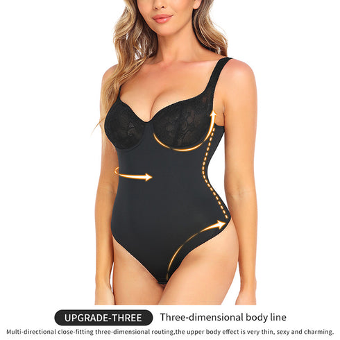 Shapewear Bodysuit Thong or Brief Sculpting Shaper Bodysuits Snatched Waist Body Suit