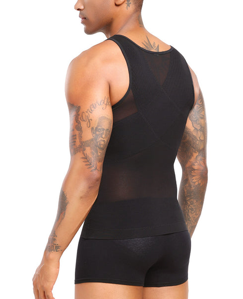 Original Men's Chest Compression Shirt to Hide Gynecomastia Moobs Shapewear