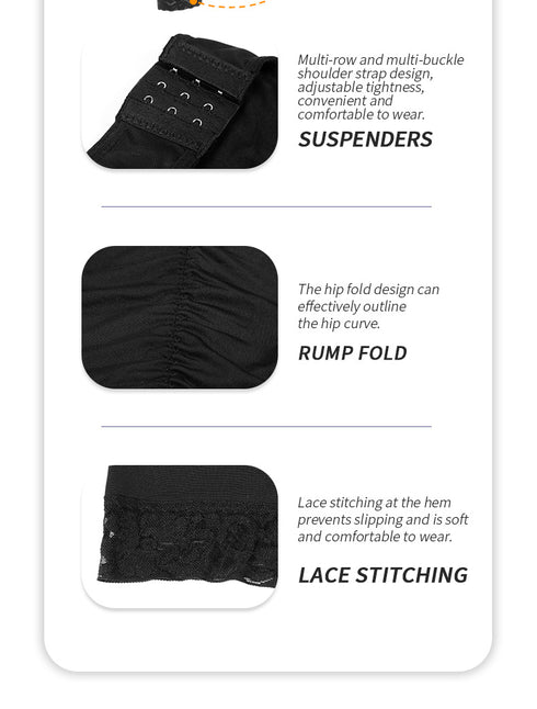 Women's Bodysuit Butt Lifter Shapewear Tummy Control Body Shaper Leotards Jumpsuit Zipper