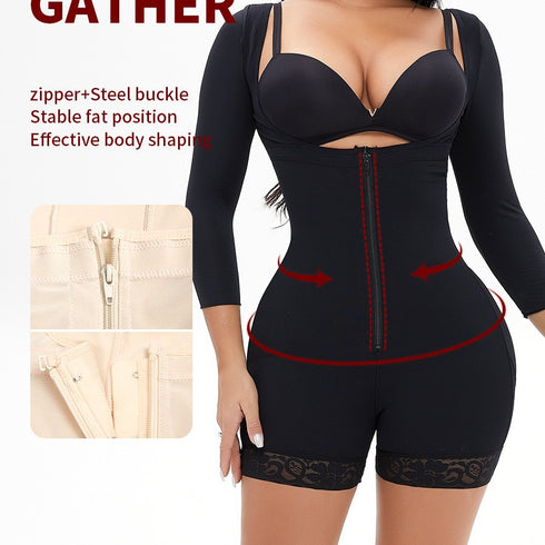 Fajas Colombianas Shapewear for Women Postpartum Body Shaper Butt Lifter Bodysuit