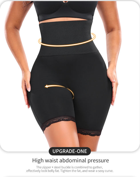 Women's High Waist Cut Out Shapewear Boyshorts Butt Lifter Body Shape Panties Shorts