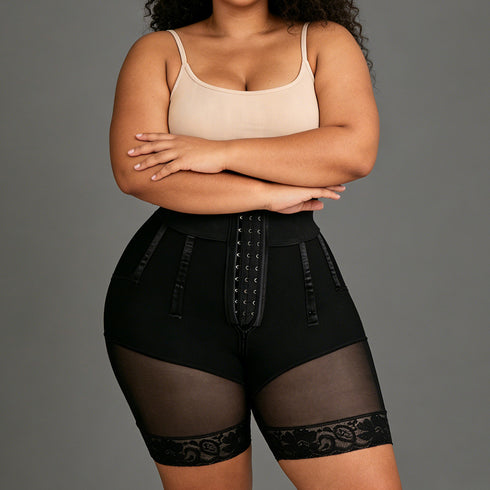 High Waisted Body Shaper Shorts for Women Thigh Slimmer Hip Lift Compression Shapewear