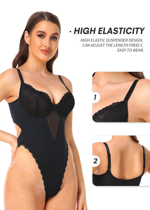 Shapewear Bodysuit for Women Tummy Control Waist Shaper Compression Bodybriefer