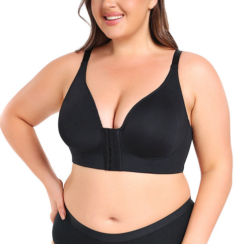 Front Closure Bras for Older Women Post-Surgery Wireless Bra No Underwire