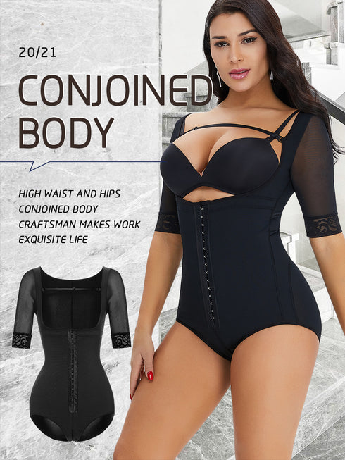 Plus Size Fajas Colombianas Moldeadoras High Compression Tummy Control Shapewear