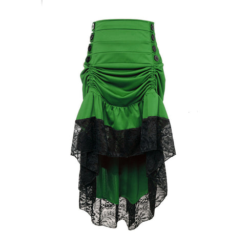Classical Steampunk Gothic Lace Skirt For Corset