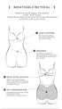 Colombian Girdles Bodysuit Women Tummy Control Butt Enhancer with Pads Backless Body Shaper