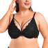 Minimizer Bras for Women Full Coverage Unlined Lace Sexy Plus Size Underwire Bra for Large Breasts