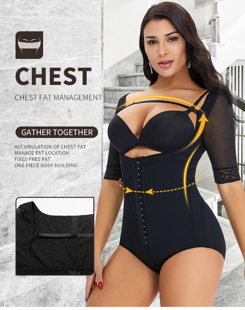 Plus Size Fajas Colombianas Moldeadoras High Compression Tummy Control Shapewear