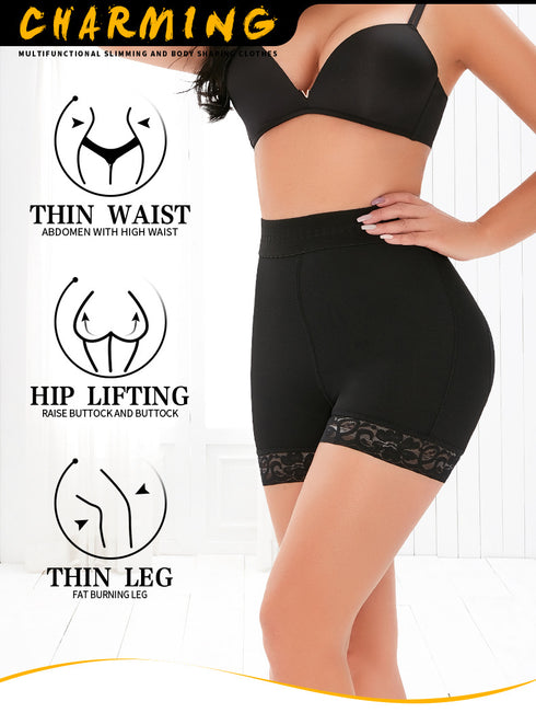 Women Butt Pads Shapewear Shorts Booty Padding Lace Panties Butt Lifter Hip Enhancer
