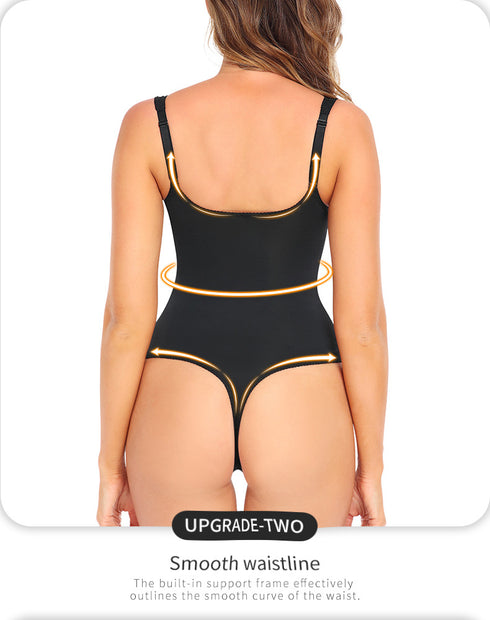 Women's Shapewear Bodysuit Tummy Control Full Body Shaper Seamless Underwear